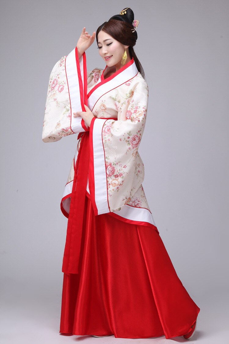 Traje Hanfu mujeres Tang chino tradicional antiguo traje mujer trajes de baile para mujeres folklórico de China Danc Hanfue