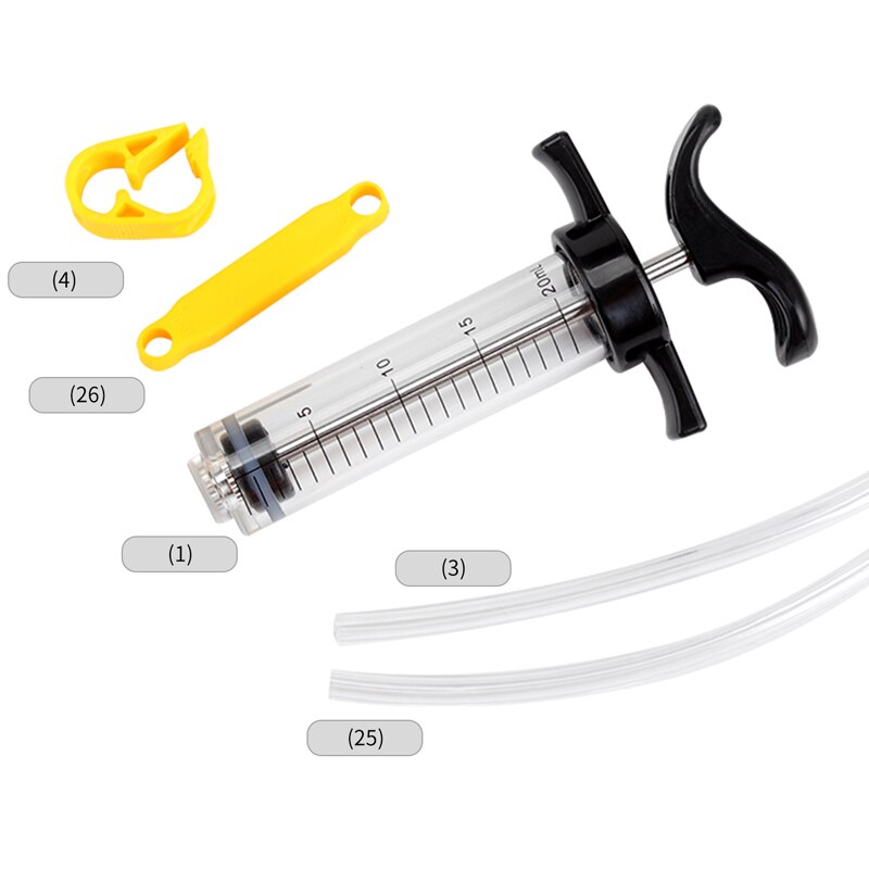 Universal Bicycle Hydraulic Disc Brake Oil Bleed Kit For Shimano Magura Tektro Sram Mula Hayes Bike Brake Repair Tools