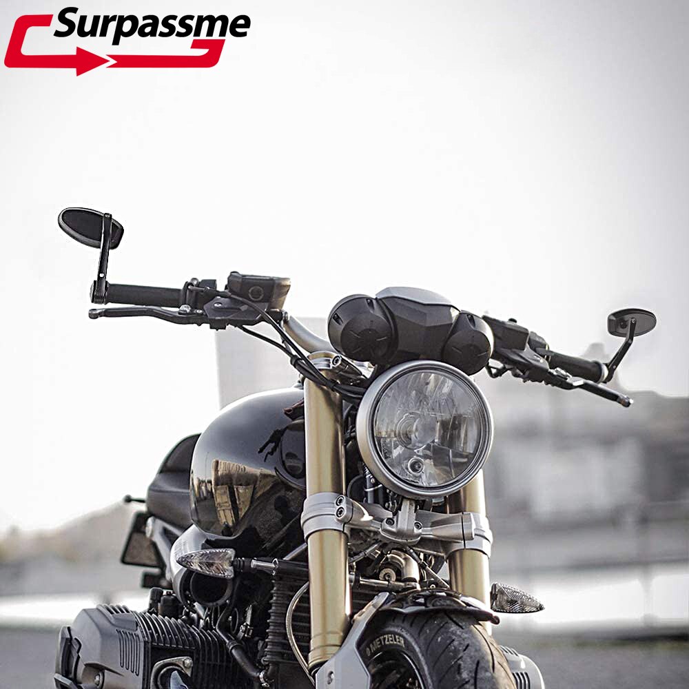 Kawasaki  z750 z900 zx7r er5 moottoripyörän ohjaustangon peili taustapeili 7/8 " 22mm bar päätypeili moottoripyörän tarvikkeet