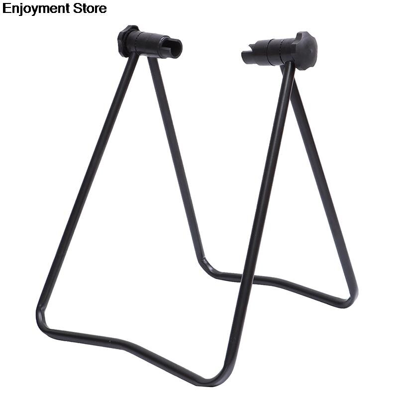 1X Mountain Bike Road Bike Triangle Vertical Stand Display Wheel Hub Bike Repair Stand Kickstand For Bicycle Repair Floor Stand