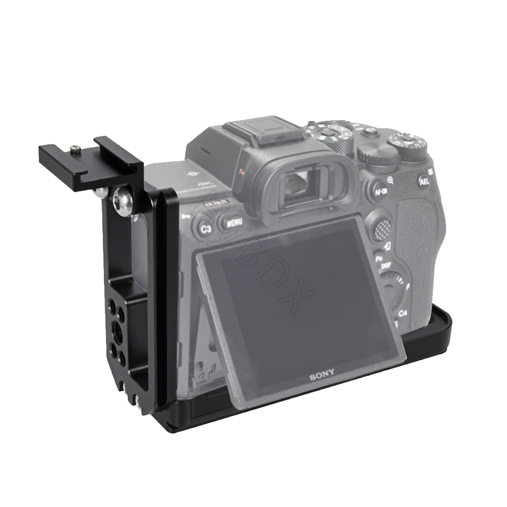 L Plate Bracket Voor Sony A7R4 A7M4IIII Verstelbare Met Koud Schoen Verticale Schieten Mount Voor Microfoon Led Licht Plaat Kooi