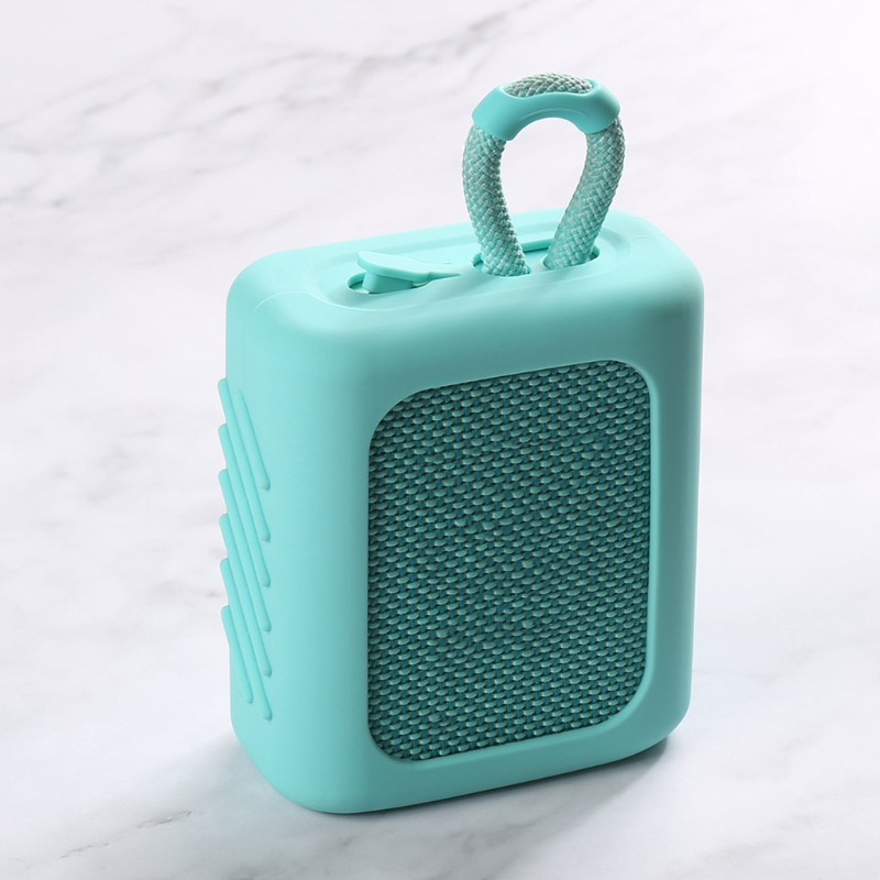 Funda de silicona a prueba de polvo para altavoz, carcasa protectora anticaída para JBL GO 3 GO3 Bluetooth, compatible con altavoz S17 21