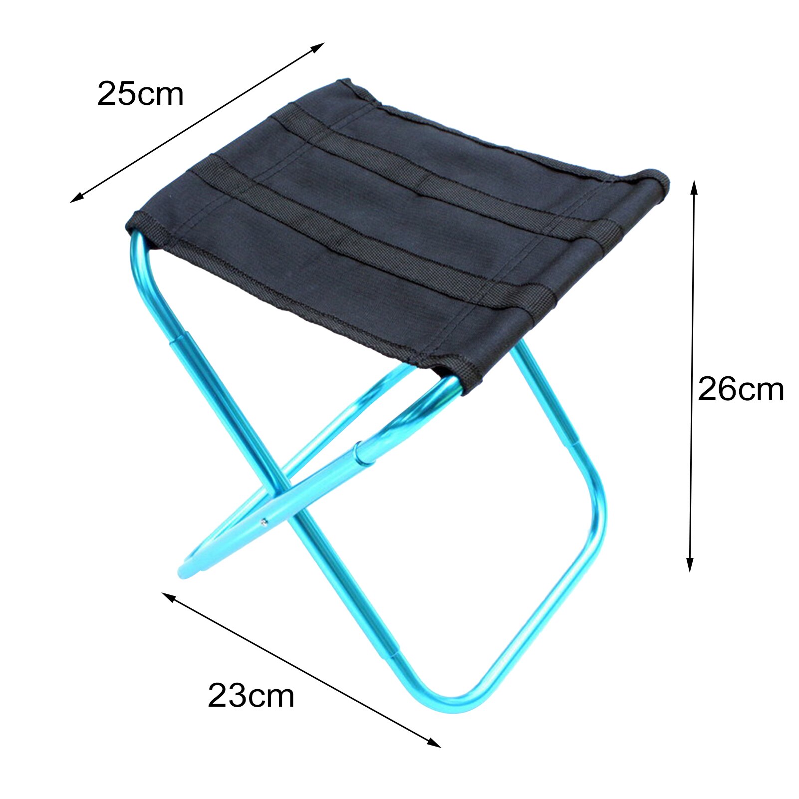 Aluminium Alloy Folding Fishing Chair Lightweight Picnic Camping Stool Furniture
