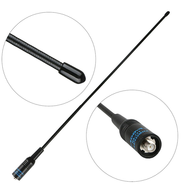 Originele Nagoya NA-771 Twee Manier Radio Antenne Sma Vrouwelijke Voor Kenwood Baofeng UV5R UV82 888S UV9R Etc.Radio Met Sma Mal Interface: Default Title