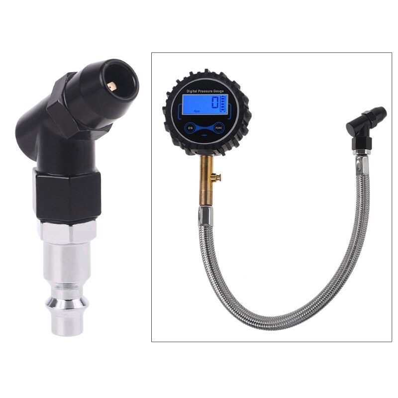 Air Compressor Accessories Stainless Steel Tire Chucks Air Chucks Tire Inflation Accessories for Car Bike Motorcycles