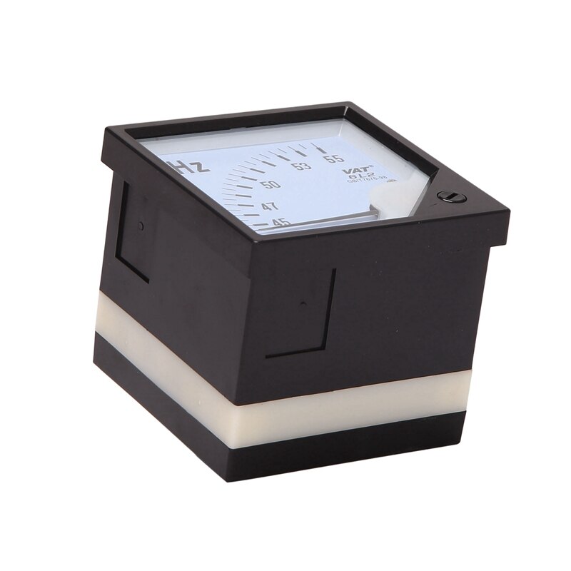 Frequency Tester Square Panel Analog Frequency Meter High Accuracy Digital Analog Multimeter 45-55Hz