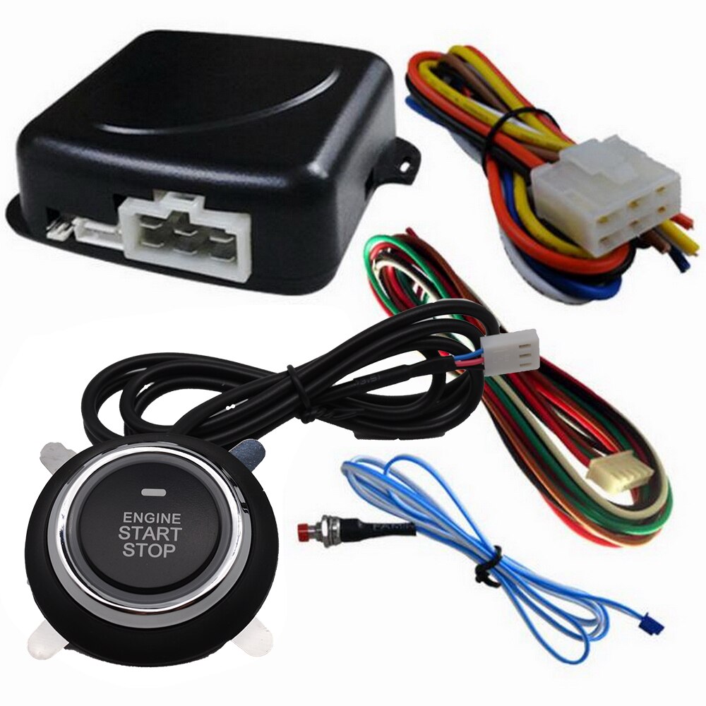 Original Remote Key 3 Press + Push Start Button To Starter Engine System Working with Ignition Wire Harness Gasoline Diesel LNG