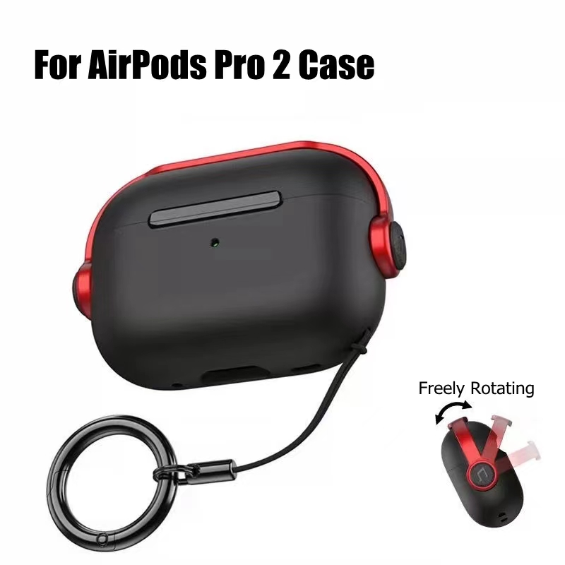 Protective Case For Apple Airpods 1 2 3 Pro 2 air pods Wireless Bluetooth Earphone Cover Sleeve Headphone Bag With Phone Holder
