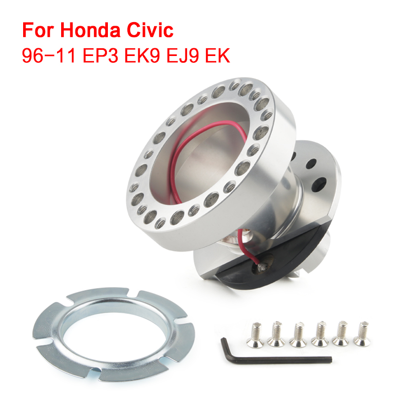 Adaptateur moyeu de roue de volant en Aluminium, pour Honda Civic 96-11 EP3 EK9 EJ9 EK MR-9515