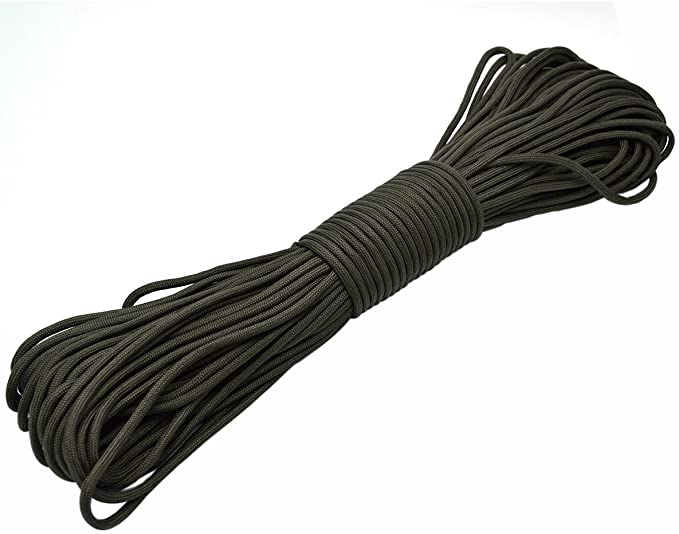 100Meters Paracorde 4mm 7 Strand Core Paracord Type III 550 Parachute Blue Rope Outdoor Camping Survival Equipment Tents Rope: color 02 / 31 meters