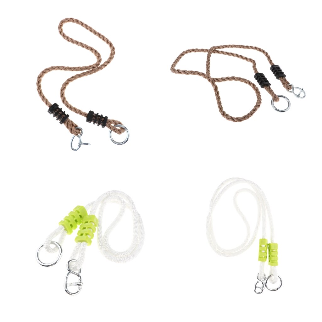 Adjustable Tree Rope Hanging Straps for Outdoor Swings/Hammock/Playground Set Accessories