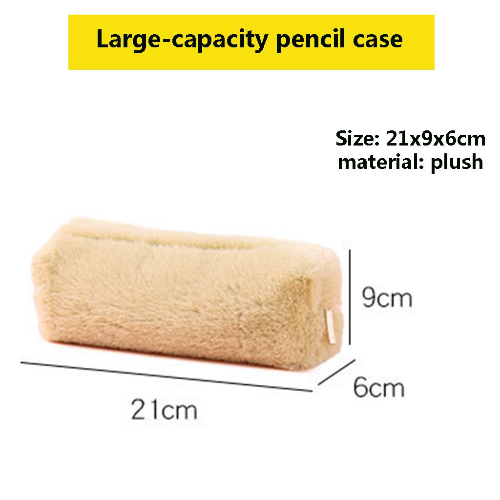 Pink Plush Kawaii Pencil Case Cute Pencil Case for Girls Student Pencil Bag Stationery Pencilcase Pen Bag School Supplies #30