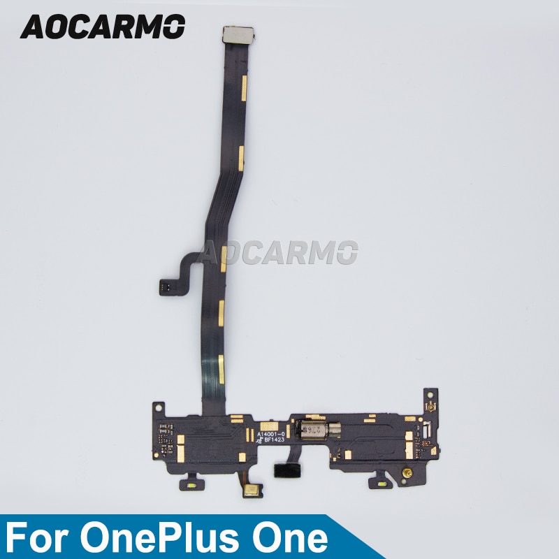 Aocarmo Vibrator Microfoon Flex Kabel Voor OnePlus Een A0001 Vervanging Deel