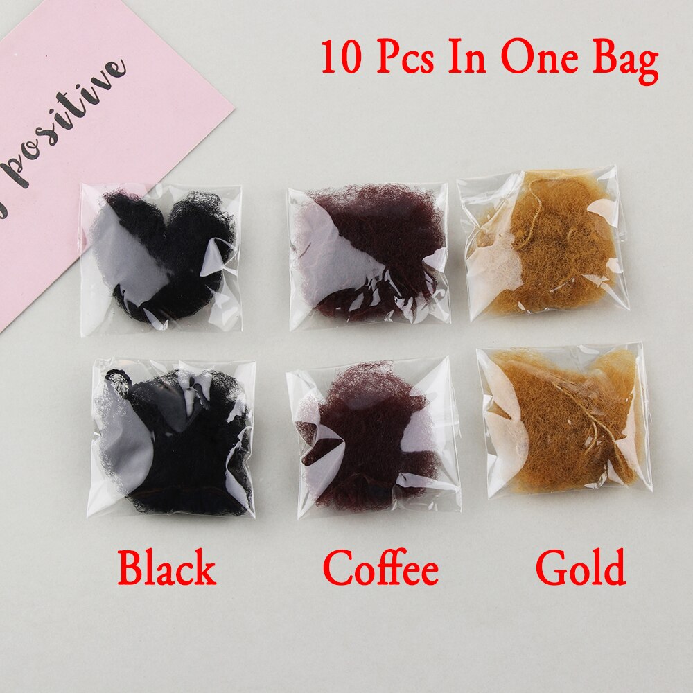 3 colors Invisible Hair Nets Fine Mesh Elastic Edge Hair Styling Tool Women for Ballet Snood Bun Cover