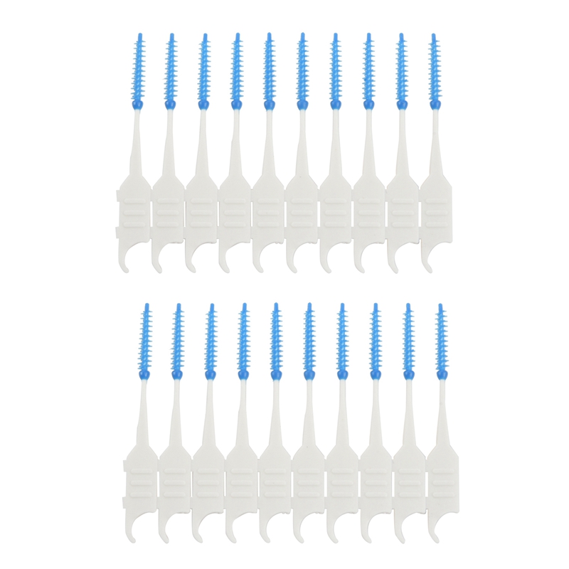 300 Stuks 2-Way Draagbare Plastic Tandenstokers We... – Grandado 300 Stuks 2-Way Draagbare Plastic Tandenstokers We... – Grandado