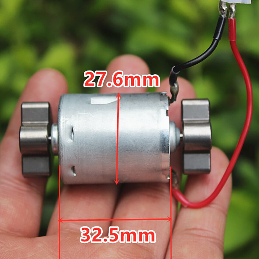 Powerful Double Head Vibration Motor for Massager DC3.7V High Power 360 Vibration Motor with Carbon Brush, Double Ball Bearing