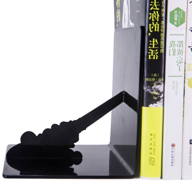 Soporte de Metal para libros, decoración del hogar, suministros escolares, papelería, para estudiantes y niños