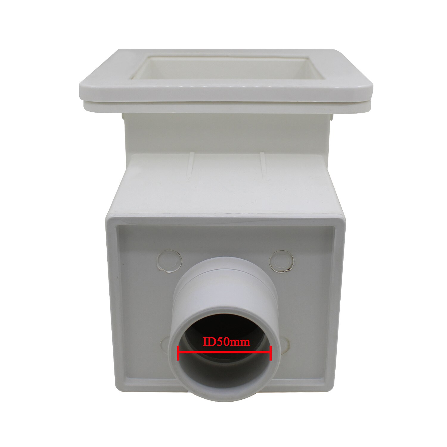 Steel wall above ground pool filter skimmer thru wall concrete pool skimmer through wall swimming pool cement ABS