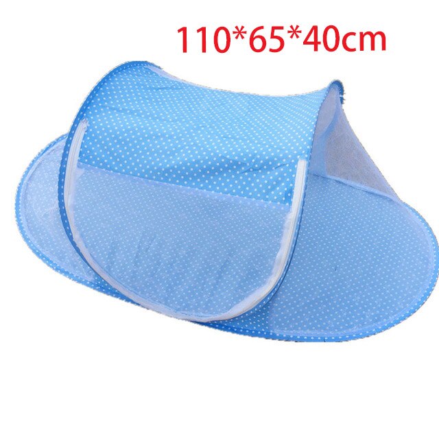 AAG Portable Folding Baby Bedding Crib Mosquito Net Newborn Summer Infant Insect Netting Baby Yurt Mosquito Outdoor Tent 30: MAAG170-blue