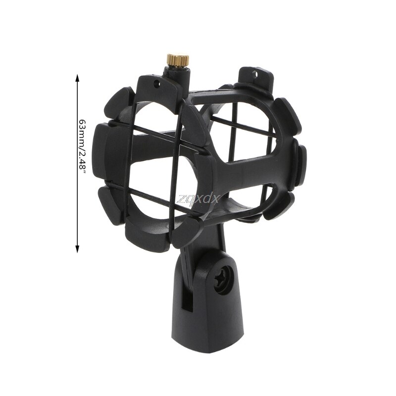 OOTDTY NB04 Bearable Handheld Condenser Microphone Shock Mount Clip Mic Holder Stand