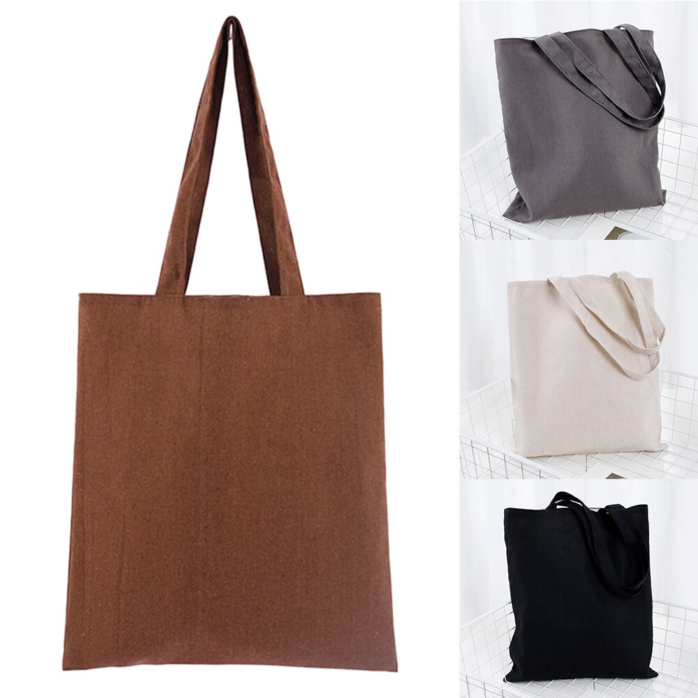 Sac fourre-tout en coton doux, réutilisable, lavable, polyvalent, naturel, universel, solide, , facile à utiliser, rangement pour les courses scolaires