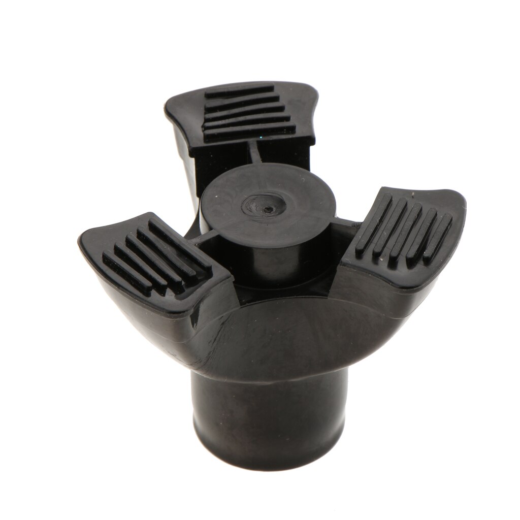 3Pcs Rubber Non-Slip Cane & Crutch Tips Heavy Duty Crutch Tip Replacements 7/8 Inch Black