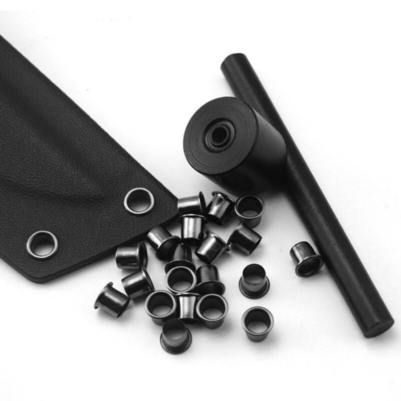 1Set Tools+100Pcs Rivets Nail Installation Tools with Silver Brass Nails