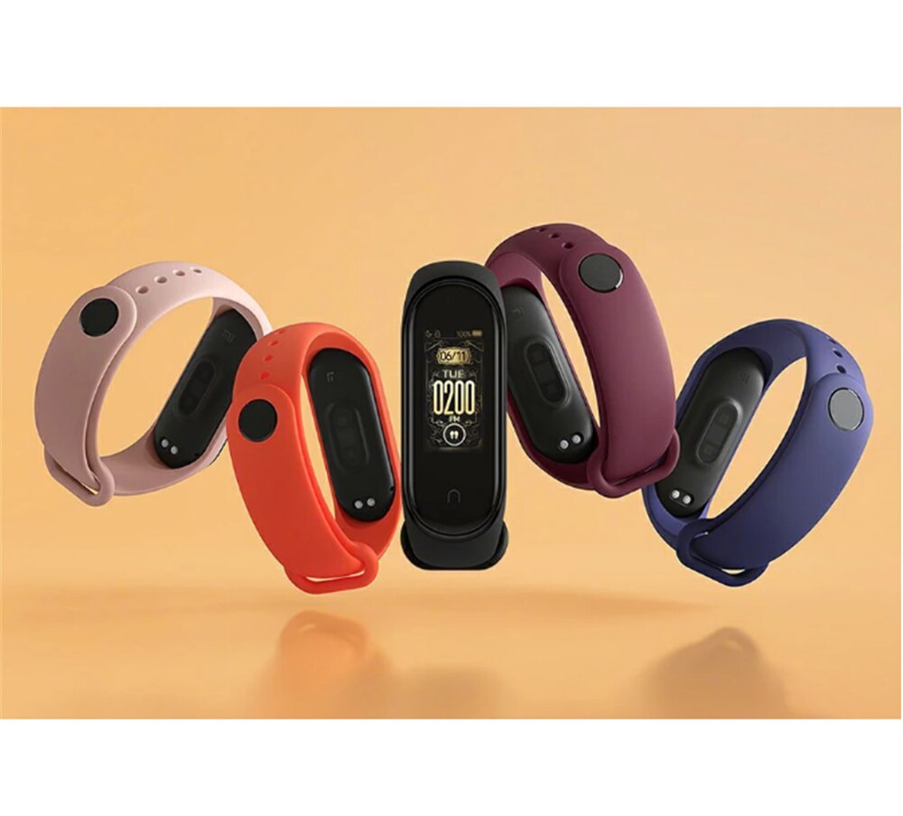 In Stock Original Xiaomi Mi Band 4 Smart Miband 3 Color Screen Bracelet Heart Rate Fitness Music Bluetooth 50M Waterproof Band4