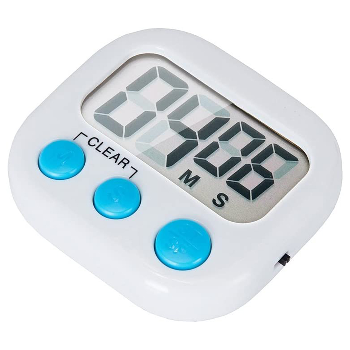 12pcs Digital Kitchen Timer Big Digits Loud Alarm Magnetic Backing Stand with Large LCD Display for Cooking Baking Sports Games