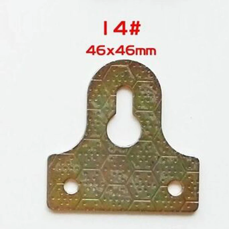 Ensemble de crochets à dents de scie, 25 pièces, or, argent, noir, cadre de Photo suspendu, peinture à l&#39;huile, miroir, avec vis: 14 46X46mm