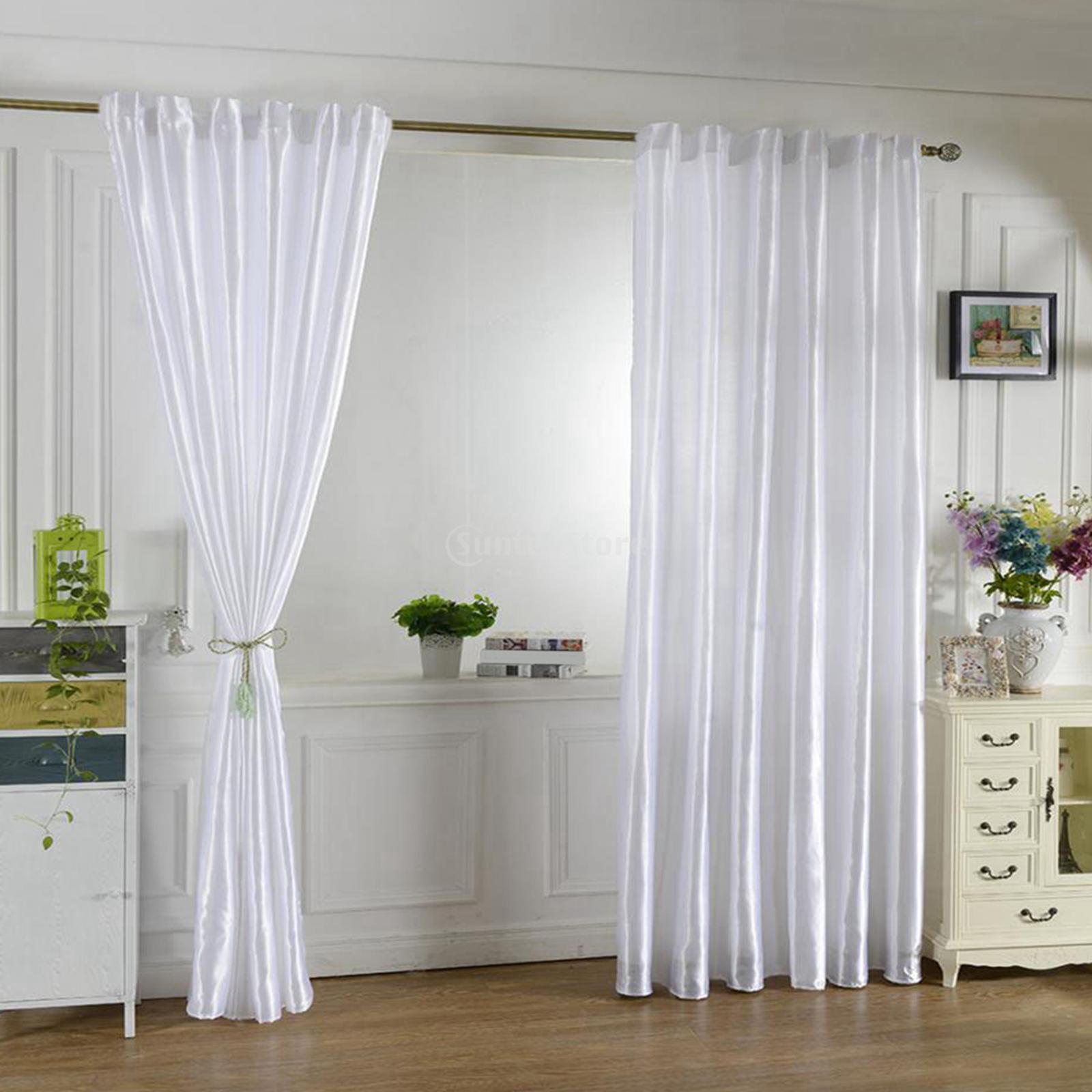 Gordijnen met roede, verduisterend effen kleur voor woonkamer, slaapkamer, café