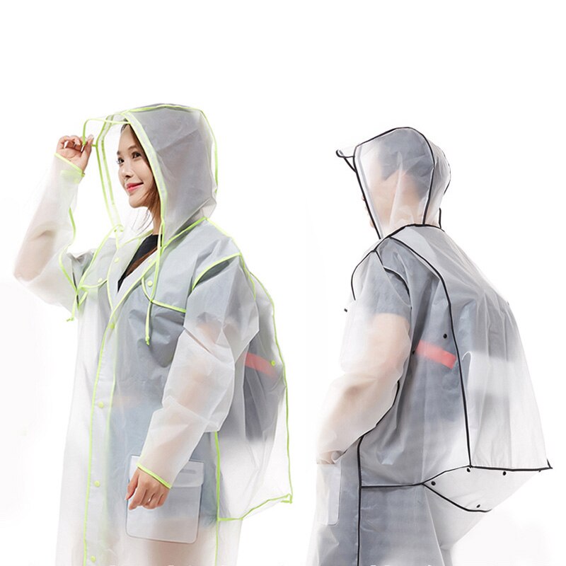 Trench-Coat Long Transparent surdimensionné pour Moto, imperméable, pour femmes et hommes