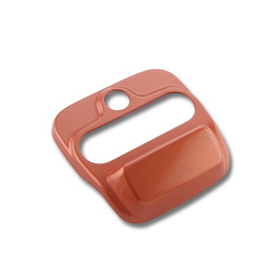 Car Decoration Styling Accessories For Smart 453 Fortwo Carbon Fiber Car Roof Reading Light Lamp Sticker Cover: Orange