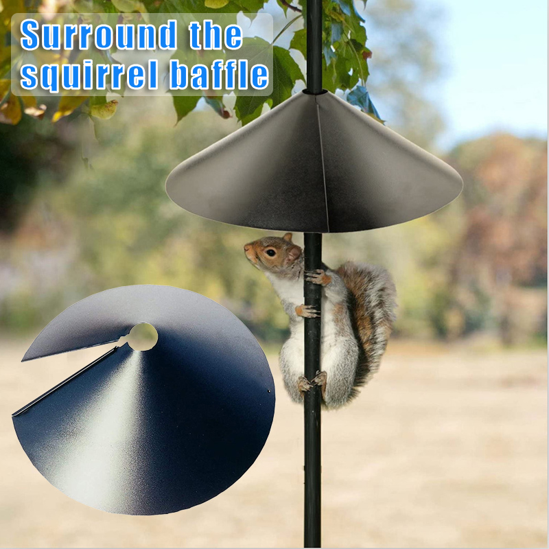 1PC Wrap Around Squirrel Baffle 16-inch Unique Wrap-around Squirrel Baffle Garden Accessories Shade Sails Nets Garden Tools