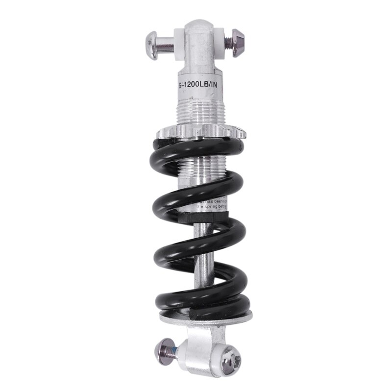 750 pounds Suspension Oscillation Shock Absorber in Aluminum for Mountain Bike, Black