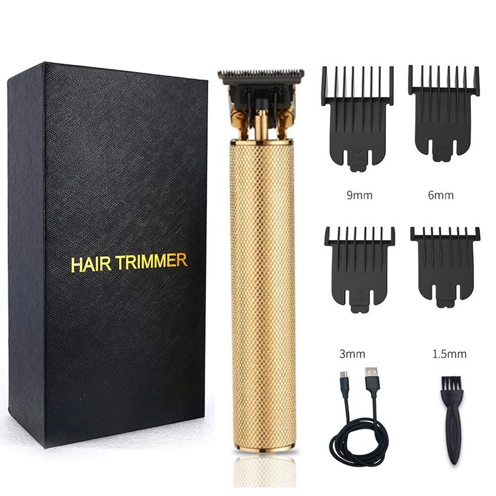 Elektrische Rasierer für Männer Elektrische Rasierer herren Rasierer Rasieren Maschine Hair Clipper Haar Schneiden Maschine Bart Trimmer: Gold