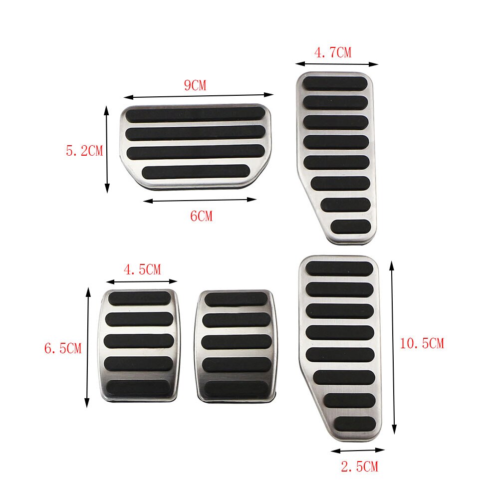 Couvre-pédales pour SUZUKI swift alto jimny, accessoires de voiture, pédale d&#39;accélérateur, frein d&#39;embrayage