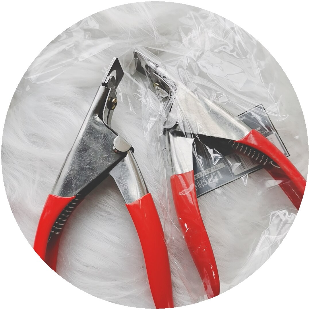 Cortaúñas en forma de U (Rosa/rojo), cortador de uñas en Gel acrílico/UV/puntas postizas, tijeras para manicura, 1 ud.