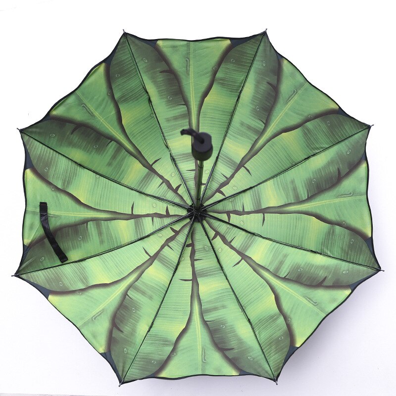 Banana Leaf Umbrella Rain Women uv Protection Leaf Umbrella For Men Women Windproof Foldable Umbrellas Female