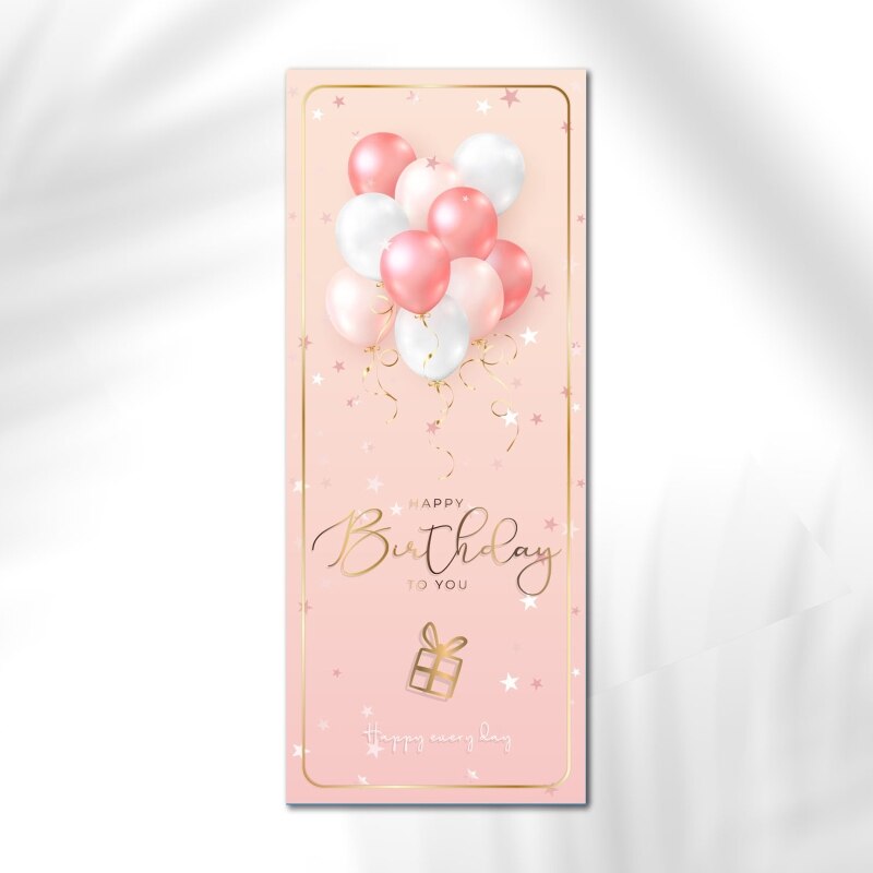 50pcs Happy Birthday Stickers Rectangle Box Sealing Labels Waterproof Sticker for Kids Wrapping Scrapbooking