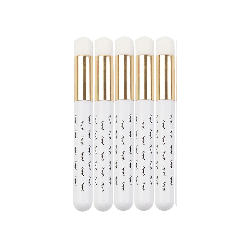 1/5PCS Szczotka do czyszczenia rzęs Aplikator do przedłużania rzęs Szczotki do brwi Szczotki do nosa Butelka do mycia Pielęgnacja skóry Narzędzie do makijażu czyste materiały eksploatacyjne: SZARY