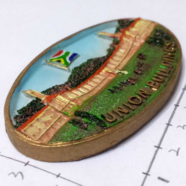 BABELEMI 3D stereo Magnetic Fridge Magnet Resin South Africa Capetown Table Mountain Magnetic Refrigerator Stickers Home Decor: Red
