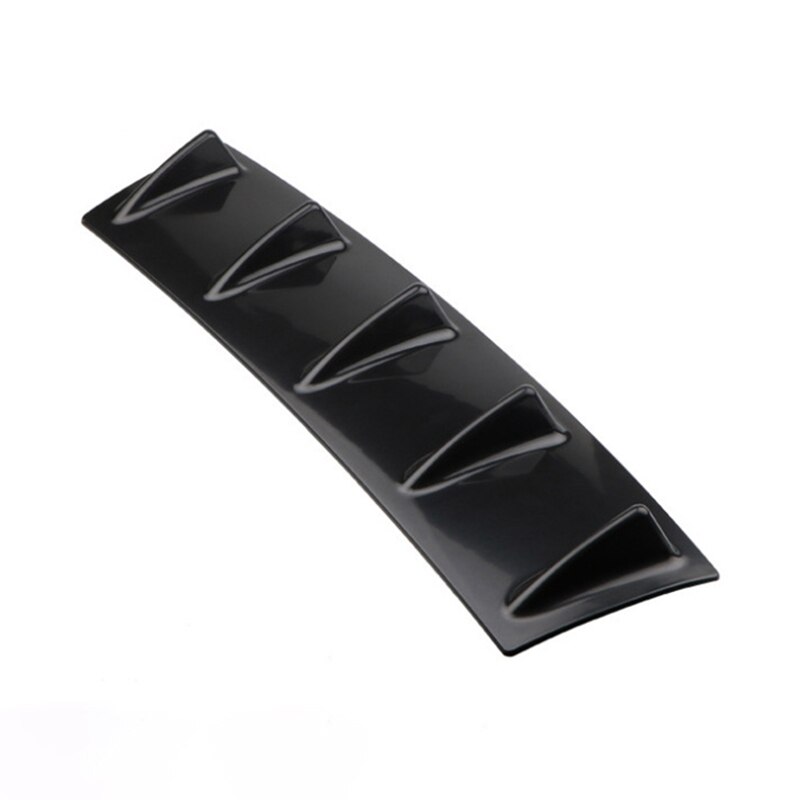 Uniwersalny jasnoczarny 58.5x14.5cm 5 płetwa rekina skrzydła i dyfuzor uniwersalny dyfuzor tylnego zderzaka