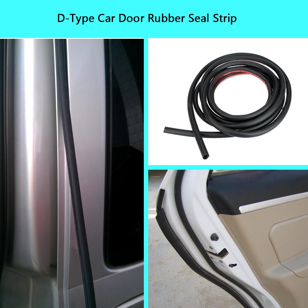 4 m D-Type Professionele Auto Vrachtwagen Motor Van Boot Deur Rubber Afdichting Afdichting Tochtstrip Hollow Strip Voertuig Deur seal Auto Styling