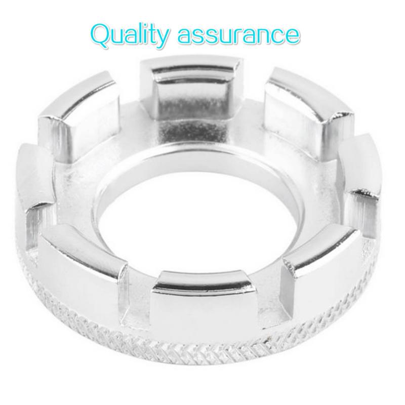 Stainless Steel Bicycle Bike 8 Way Wheel Rim Wrench Spanner Wrench Spanner Repair Tool Bicycle Accessory Low