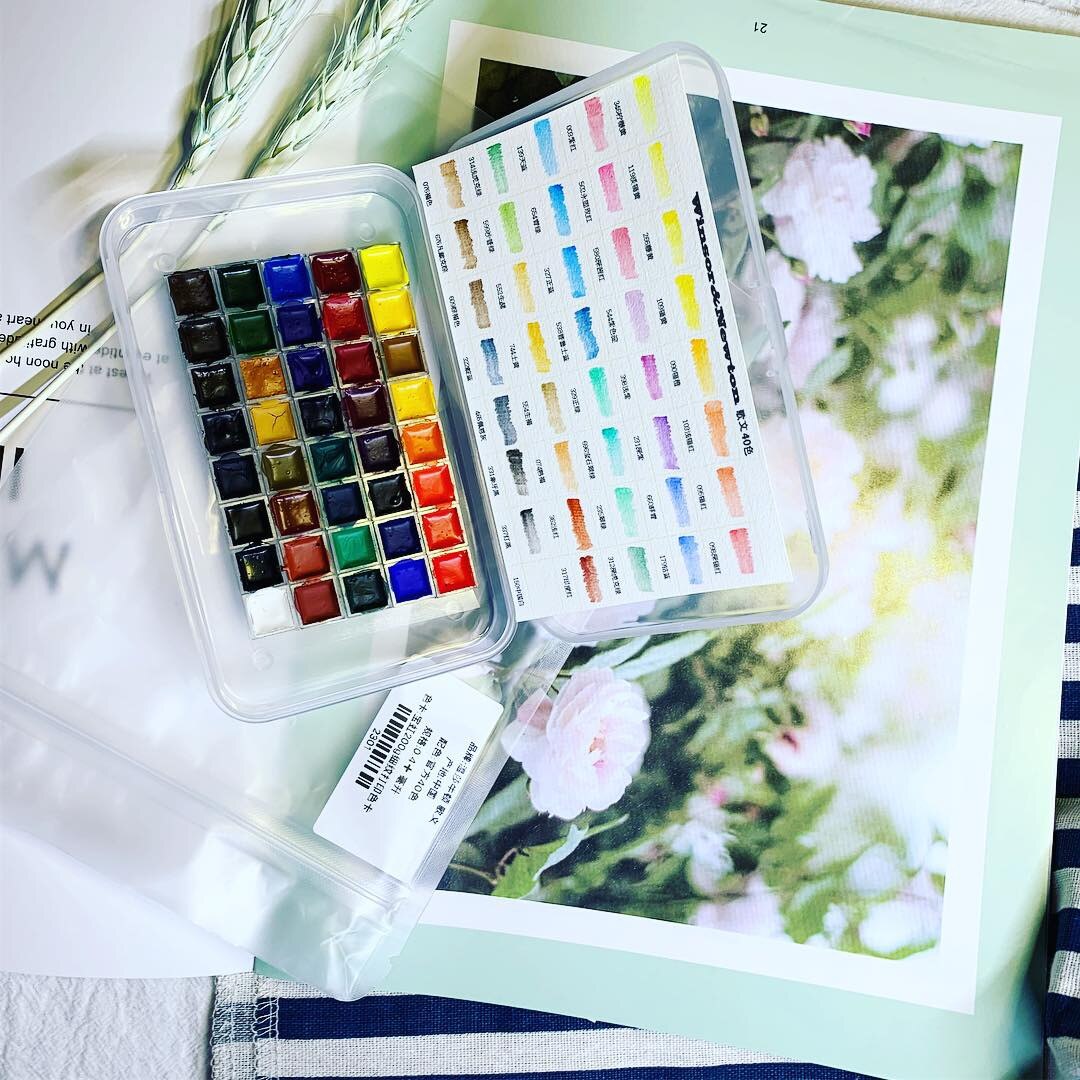 40 cores aquarela de cor sólida para iniciantes, pintura dividida de carga