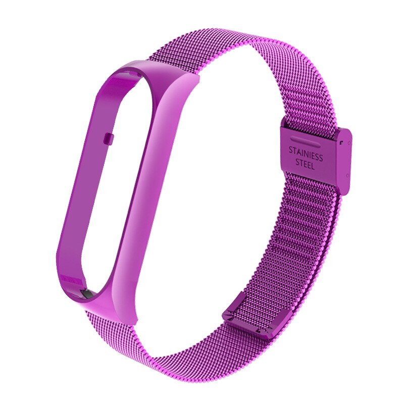 Metal de aço inoxidável para mi banda 5 pulseira pulseira relógio inteligente substituível para xiaomi mi banda 5 pulseira pulseira esporte: 09
