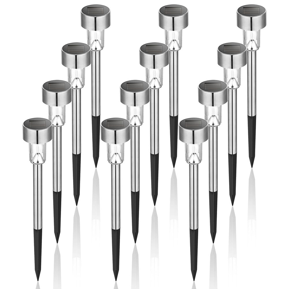 Luces solares para exteriores, lámpara alimentada por energía Solar, linterna impermeable, iluminación de paisaje, camino, patio, césped, decoración de jardín