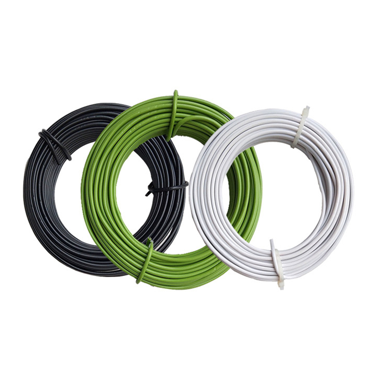Plante grimpante en plastique revêtu de fer, poteau de support de plante de vigne torsadée, bonsaï en pot, support en fibre de phosphate, décor de jardin bricolage, 10m, 20m