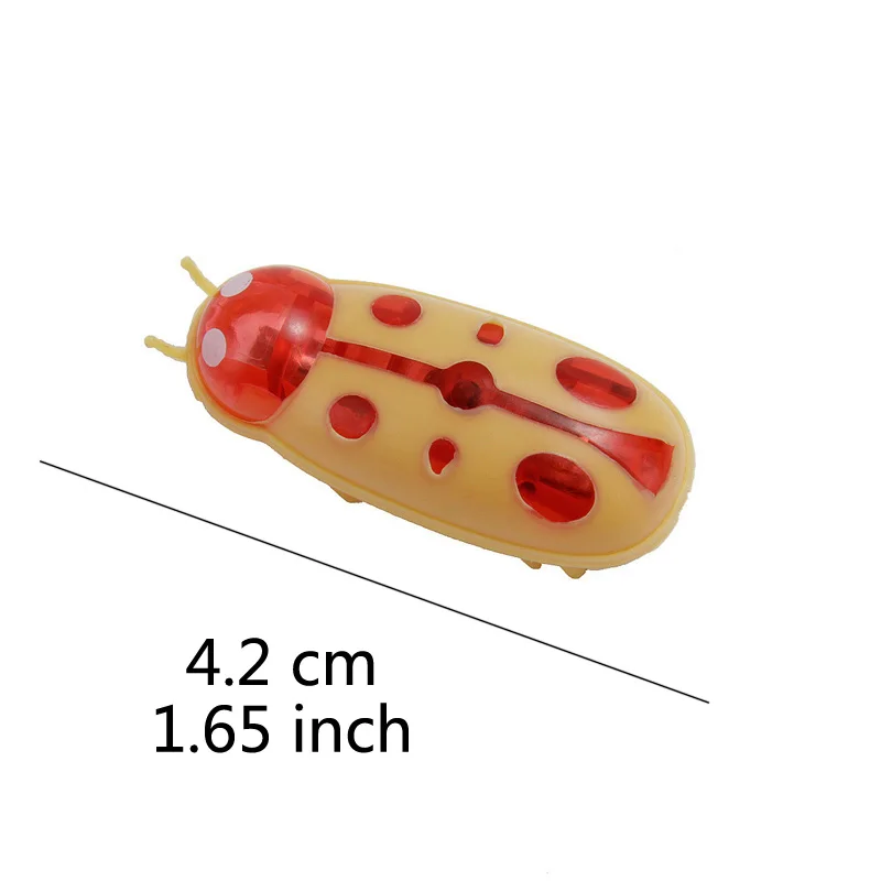 Funny Electric Bugs Catnip Toy Automatic Tunnel Mini Robot Bug Vibration Insect Toys For Cats Battery Operated Cockroach Ladybug: GRAY
